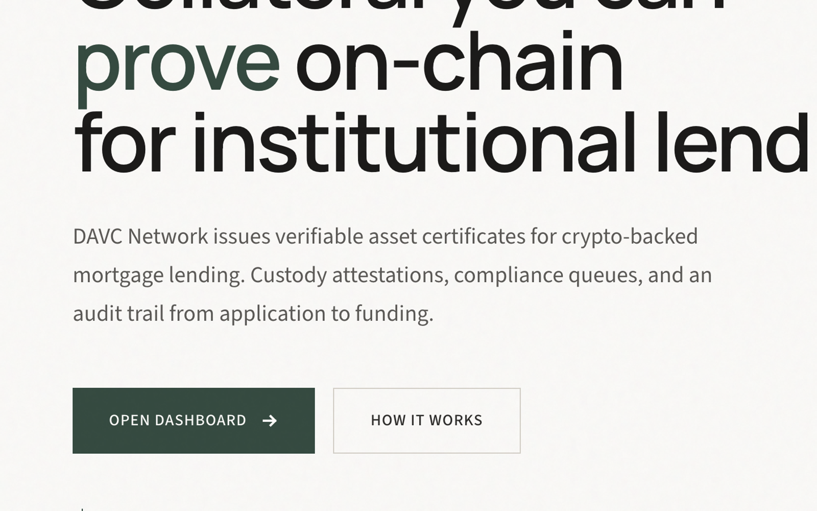 DAVC Network interface screen 3