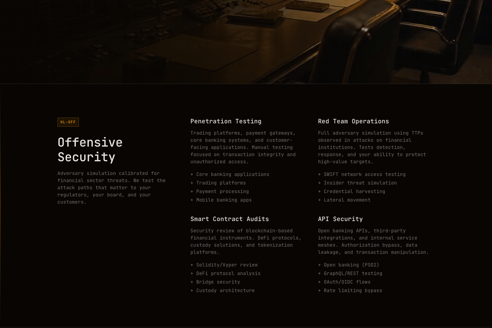 Hoplite Labs interface screen 2