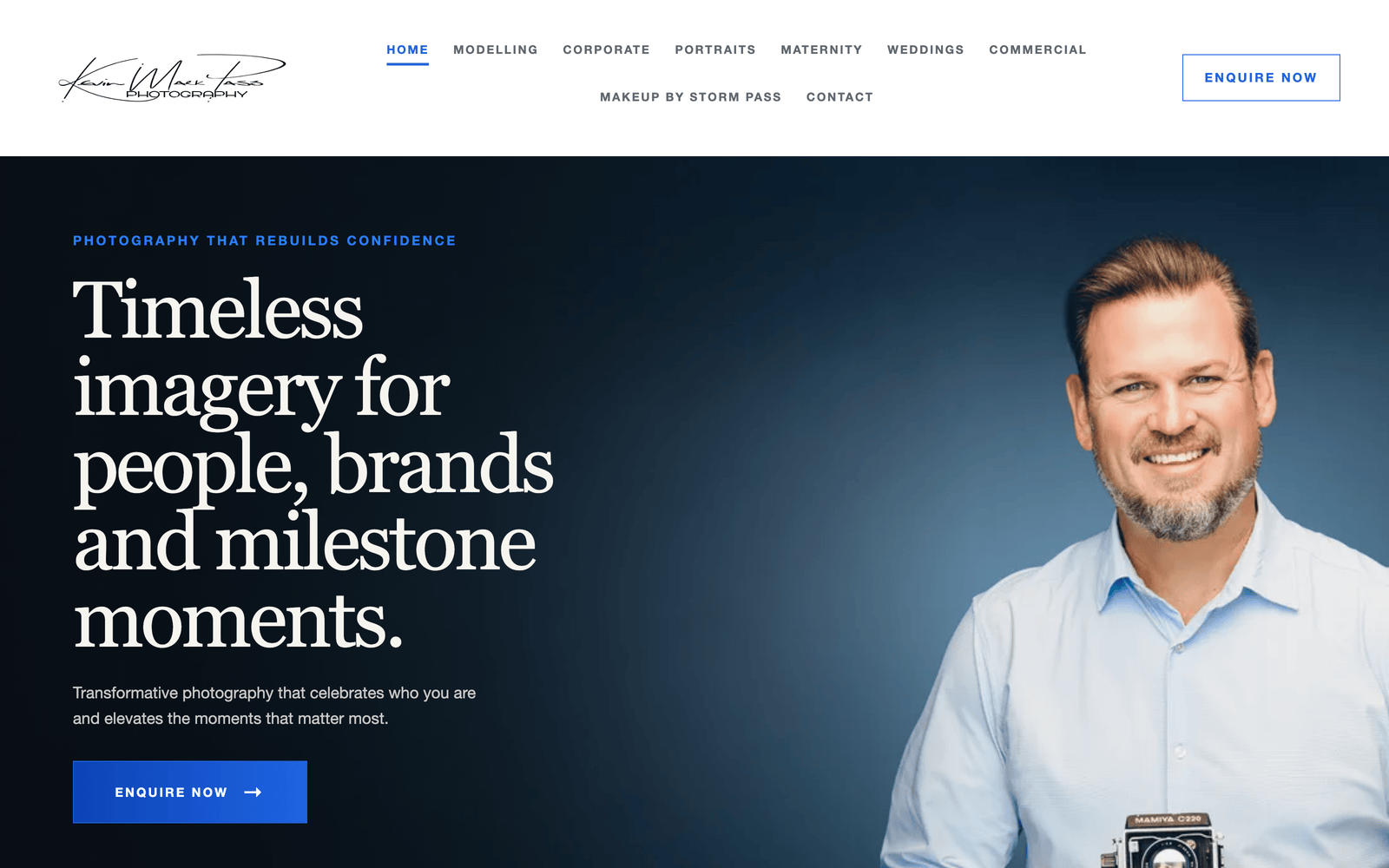 Kevin Mark Pass Photography product interface overview
