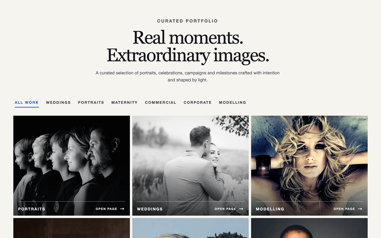 Kevin Mark Pass Photography primary interface