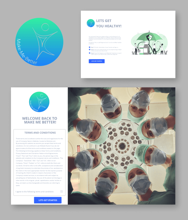 Make-Me-Better product interface overview