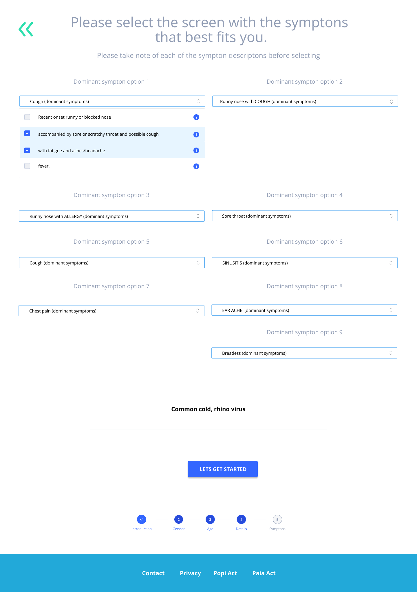 Make-Me-Better interface screen 2