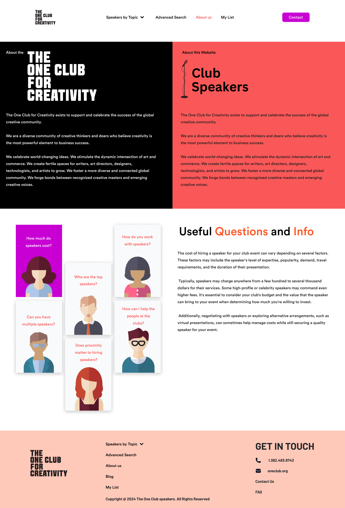 OneSpeak interface screen 4
